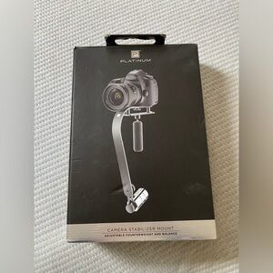 PLATINUM CAMERA STABILIZER MOUNT ADJUSTABLE COUNTERWEIGHT AND BALANCE